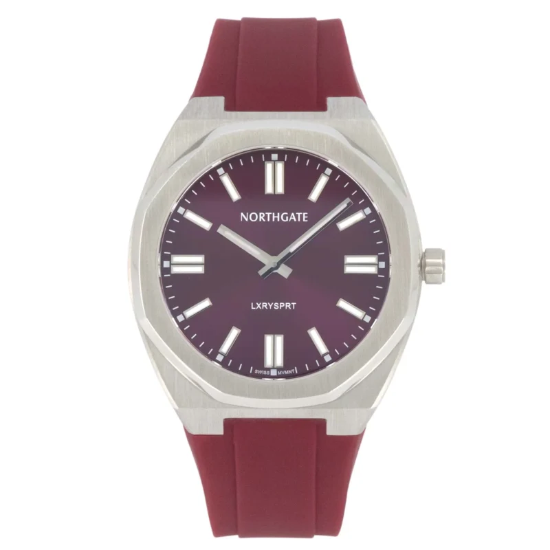 Northgate 40mm Cherry/Burgundy rubber strap (fits on 40mm models* delivered from 1 October 2022) - Image 3
