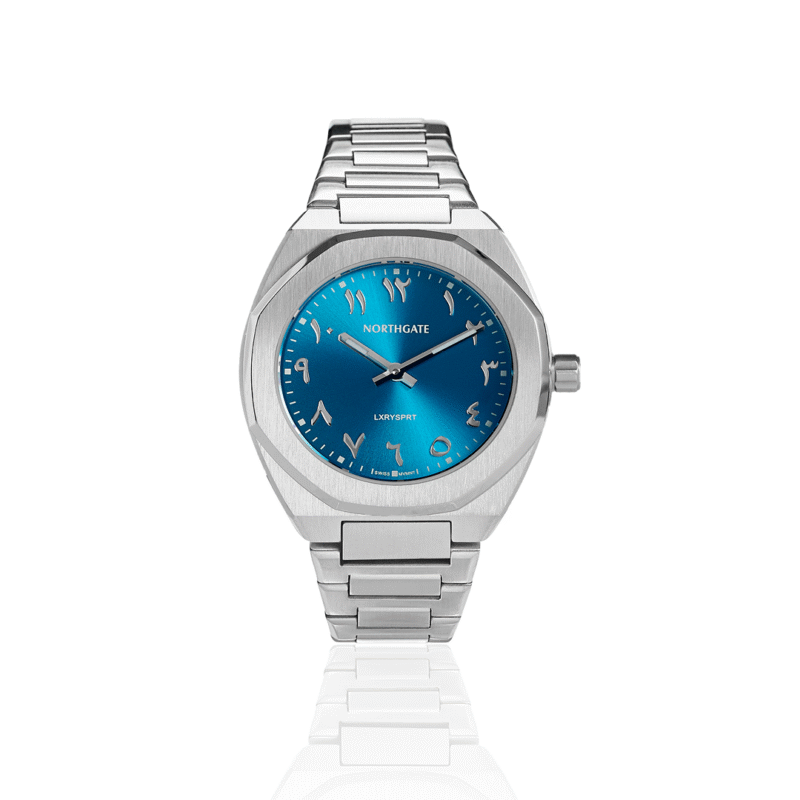 Pacific Blue With Arabic Number- Size 34mm - Image 2