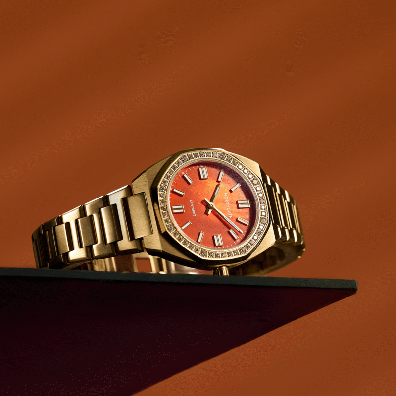 Northgate Diamond Sunset Orange (Mother of Pearl)
