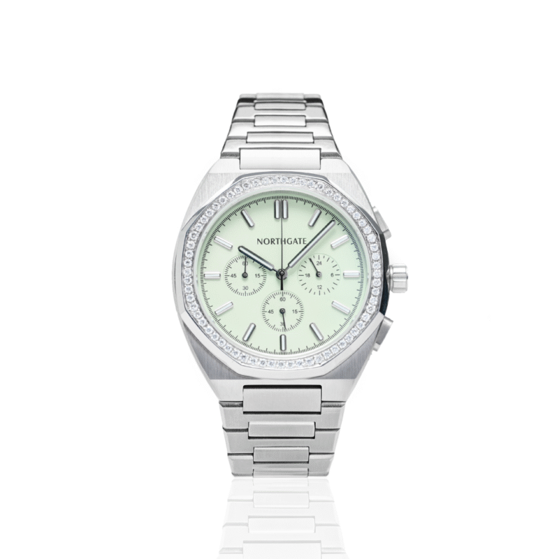 Chronograph Mastic diamond silver size 40mm - Image 2
